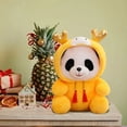 thumbnail image 4 of Chinese New Year Plush Toy - Transforming Zodiac Animal Doll with Hat, 10.6 Inch Soft Cotton Stuffed Animal for Spring Festival Decoration & Gift Yellow, 4 of 7