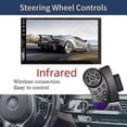 thumbnail image 4 of 7 Car Radio 1 Din MP5 Player HD Touch Screen Multimedia FM ISO Power Aux Input USB Bluetooth Mirror Link Universal Autoradio, 4 of 5