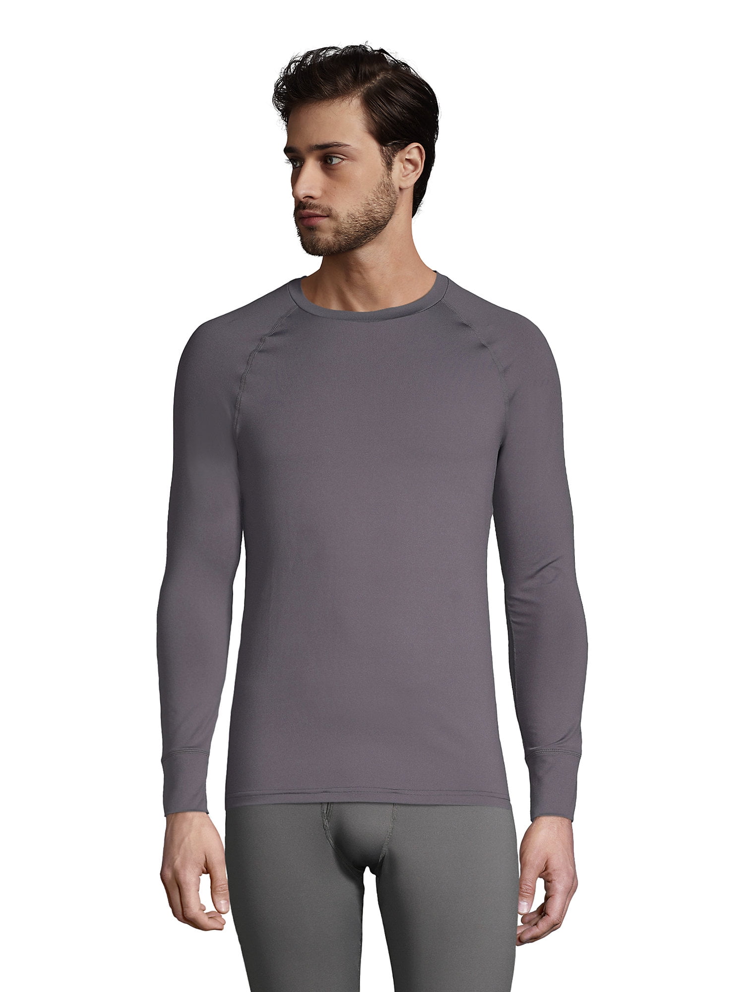 Lands' End Men's Stretch Thermaskin Long Underwear Crew Base Layer