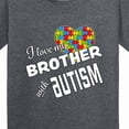 thumbnail image 4 of Inktastic I Love My Brother with Autism Youth T-Shirt, 4 of 5