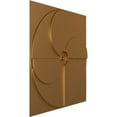 thumbnail image 2 of Ekena Millwork 19 5/8"W x 19 5/8"H Windmill EnduraWall Decorative 3D Wall Panel, Bright Coat Gold (Covers 2.67 Sq. Ft.), 2 of 6