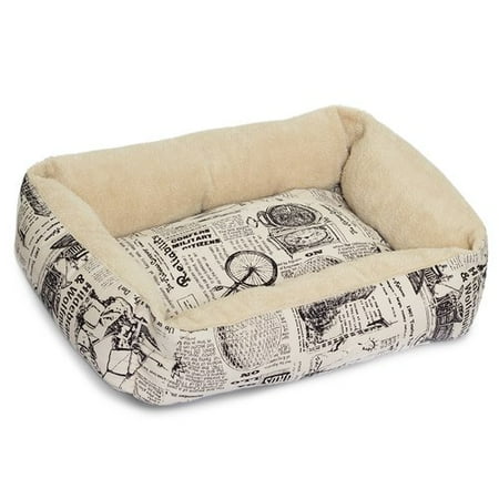 Paws & Pals Plush Dog Bed - Medium