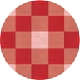 thumbnail image 1 of Ahgly Company Machine Washable Indoor Round Transitional Neon Red Area Rugs, 5' Round, 1 of 7