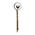thumbnail image 1 of Part Beard Man Expression Retro Metal Hair Bobby Pin Headwear, 1 of 3
