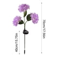 thumbnail image 3 of Solar Powered Hydrangea Flower Lights Courtyard Lights Outdoor Waterproof Garden Balcony Decoration Landscaping Outdoor Floor Mounted Hydrangea Flower Ligh, 3 of 7