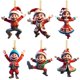 thumbnail image 5 of Colgante navideño de acrílico con dibujos de niño y niña, colgante de árbol de Navidad de acrílico 2D, decoración navideña de Papá Noel, accesorios colgantes, 5 of 6