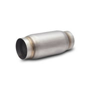 Vibrant Performance 1796 Stainless Steel Race Muffler; 3.5 in. Inlet/Outlet x 9 in. Long;