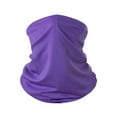 thumbnail image 2 of Cooling Neck Gaiter Face Mask, Sun Protection Masks Gator, Windproof Bandana for Skiing, Fishing, Hiking, Cycling Dark Purple, 2 of 5