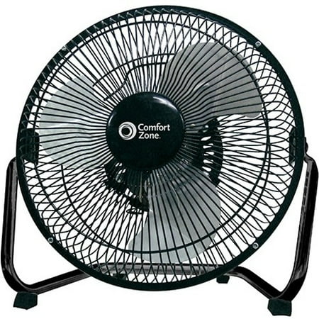 Comfort Zone 9" HV 3-Speed All Metal Cradle Fan