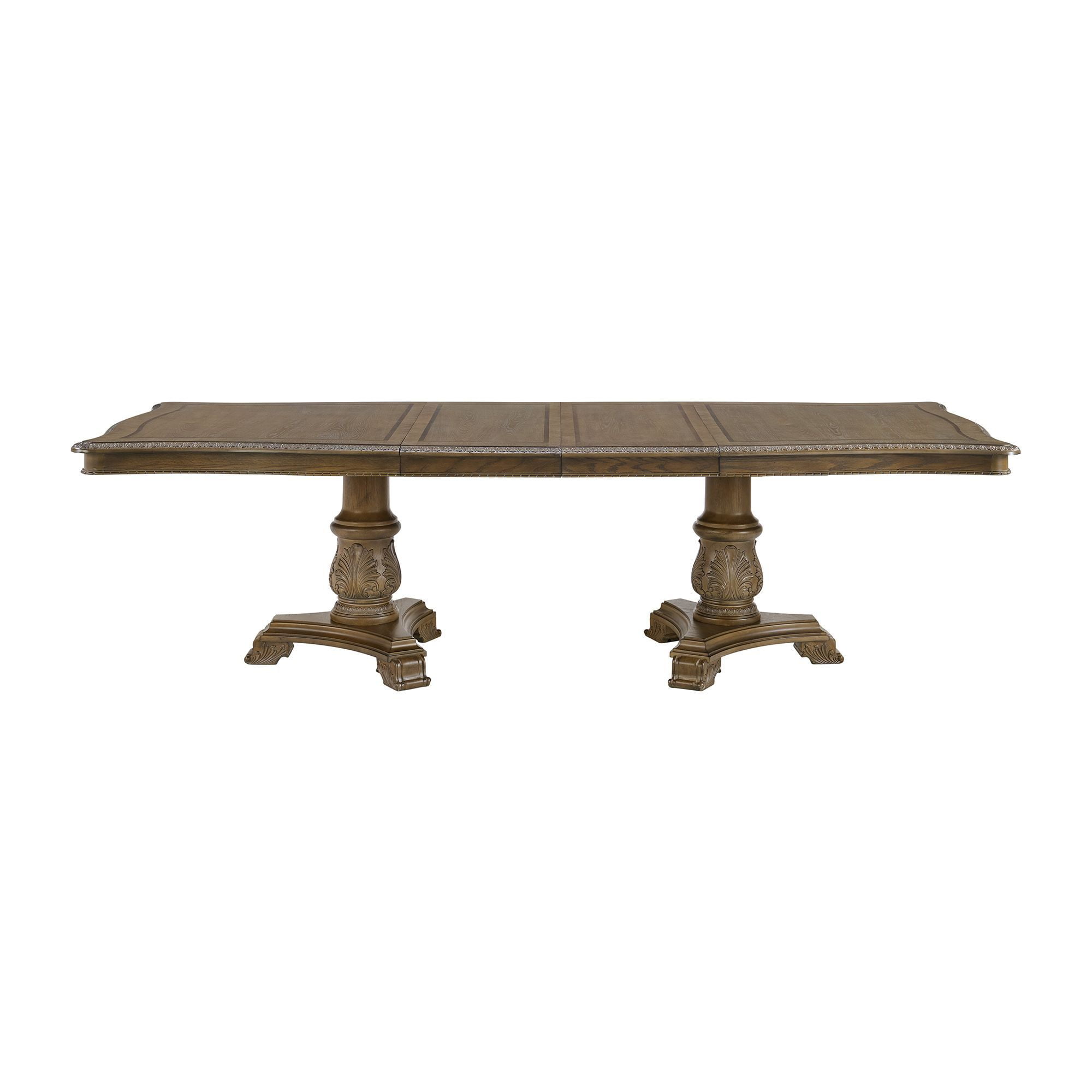Picket House Furnishings Denali Rectangular Dining Table with 2 Leaves in Walnut