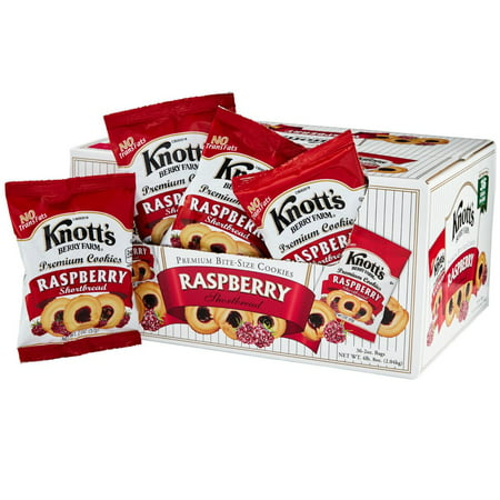 Branded Knott's Berry Farm Raspberry Shortbread Cookies (2 oz., 36 pk.) - Fat Free [Qty Discount / Wholesale (Best Shortbread Cookies Brand)