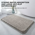 thumbnail image 6 of Bath Mat, Super Absorbent and Non-Slip Memory Foam Bathroom Rug, Quick Dry Shower Floor Mat with Thick Cushion, Machine Washable Plush Bath Mat for Tub Safety, 6 of 10