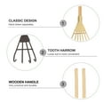 thumbnail image 7 of Toyvian 3-Piece Household Gardening Rake Set with Wood Handles, Iron Material, Assorted Colors for Transplanting and, 7 of 7