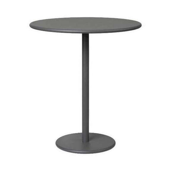 Blomus 62016 17.7 x 15.8 in. Dia. Stay Outdoor Side Table, Warm Grey