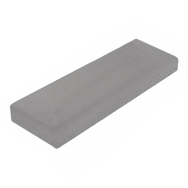 Cojín de Asiento de Banco Sunnimix Funda para Comedor Sala de Estar Lavable Gris Cubierta de Banco Rectangular