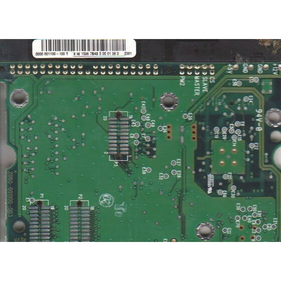 WD80EB-28CGH1, 0000 001100-100 T, WD IDE 3.5 PCB