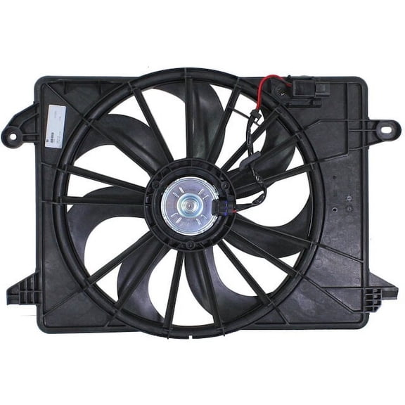 Auxiliary Engine Cooling Fan Assembly - Compatible with 2009 - 2023 Dodge Charger 2010 2011 2012 2013 2014 2015 2016 2017 2018 2019 2020 2021 2022