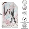 thumbnail image 3 of GZHJMY Eiffel Tower Kitchen Dish Towel Set of 6, Super Absorbent Soft Drying Cloth Tea Bar Towels, 28"x 18", 3 of 6