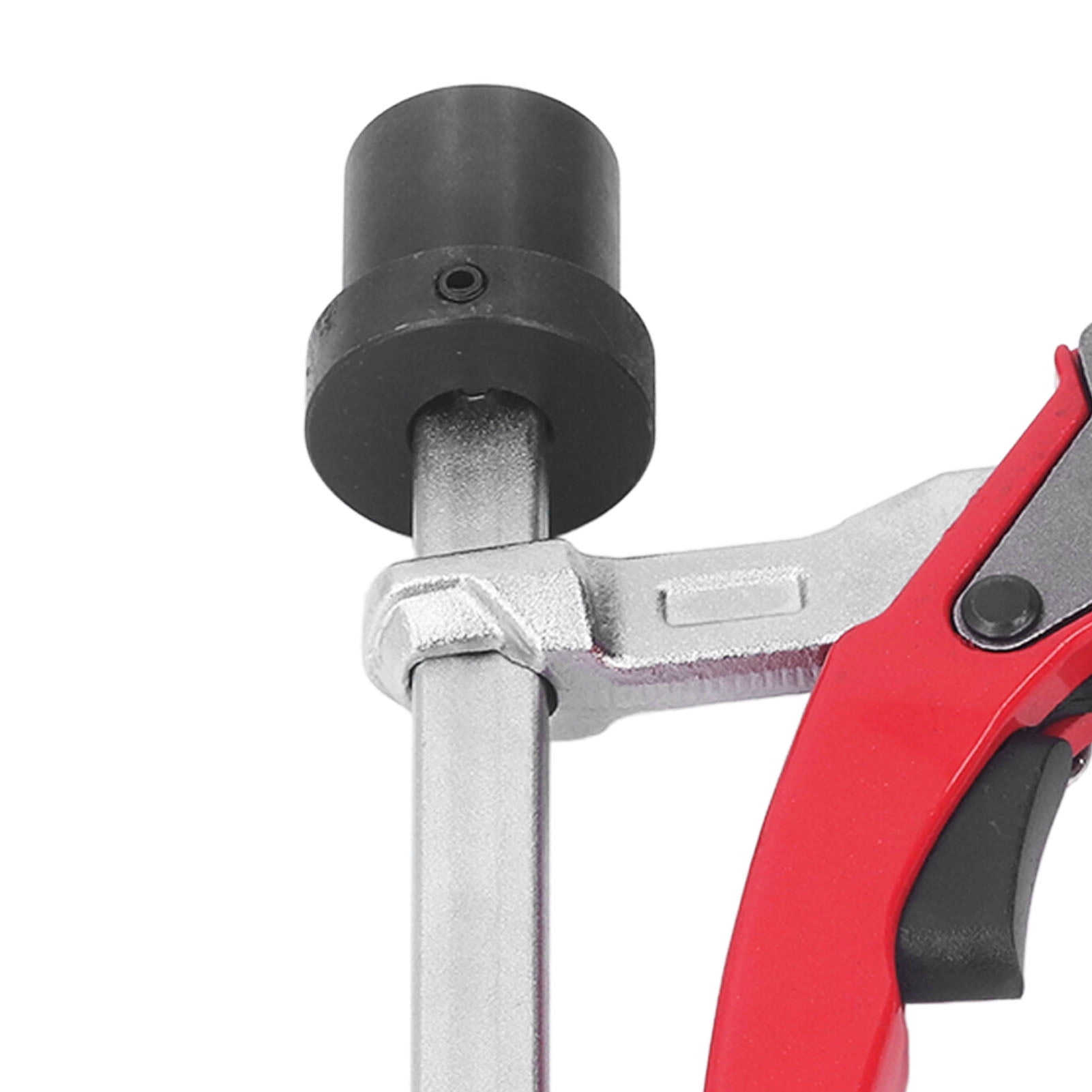 BIMZUC Ratcheting Table Clamp, Chromium Vanadium Alloy Steel Woodworking Quick Action Clamp, 6.3 x 2.36 inches / 160 x 60 mm Clamping Range, Anti Slip