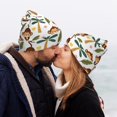 thumbnail image 5 of Lsque Monkeys Swinging from Palms Pattern Knitted Beanie, Unisex Winter Hat, Knit Hat Winter Beanies Thick Fisherman Beanies Cuffed Plain Skull Caps, 5 of 6