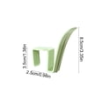 thumbnail image 3 of Qocolhg Shoe Hanger, Hanging Shoe Organizer, Balcony Drying Shoe Rack Gods Avert Theft Window Guardrail Rod Window Drying Rack Window Window Sill Outdoor Drying Sandals Racks, Green, 3 of 6