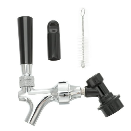 

Stainless Steel Beer Tap Beer Dispenser Faucet with Ball Lock Homebrew Beer Tap