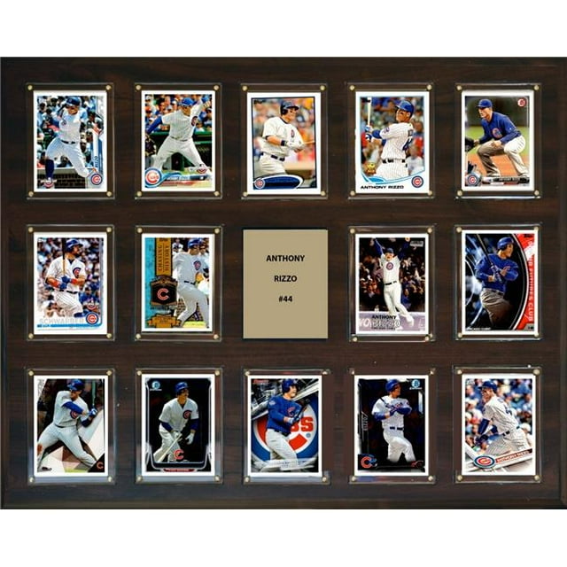 C&I Collectables 162014RIZZO Plaque de 14 Cartes MLB Anthony Rizzo Chicago Cubs
