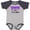 Baseball Heather and Navy, variant on Inktastic Tougher Than Cystic Fibrosis Boys or Girls Baby Bodysuit