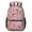 Hedgehog and Rose, variant on Hedgehog and Pinecone Orange 17" School Backpacks for Teens,Waterproof Oxford Fabric,S-Shape Padded Straps for School,Travel,Hiking,Camping