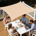 thumbnail image 3 of Outdoor Sun Shade Shelter Polyester Waterproof Canopy Universal Cover For Patio Garden Camping Beach Sun Protection, 3 of 4
