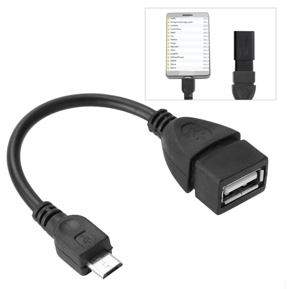 FAGINEY Mini Android Mobile Phone OTG Connect Cable Date Adapter V8 Interface Micro USB to USB Female ,USB OTG Cable, Android OTG Cable Adapter