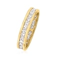 thumbnail image 5 of Ross-Simons 1.80 ct. t.w. CZ Eternity Band in 18kt Yellow Gold Over Sterling Silver, Women's, Adult, 5 of 5