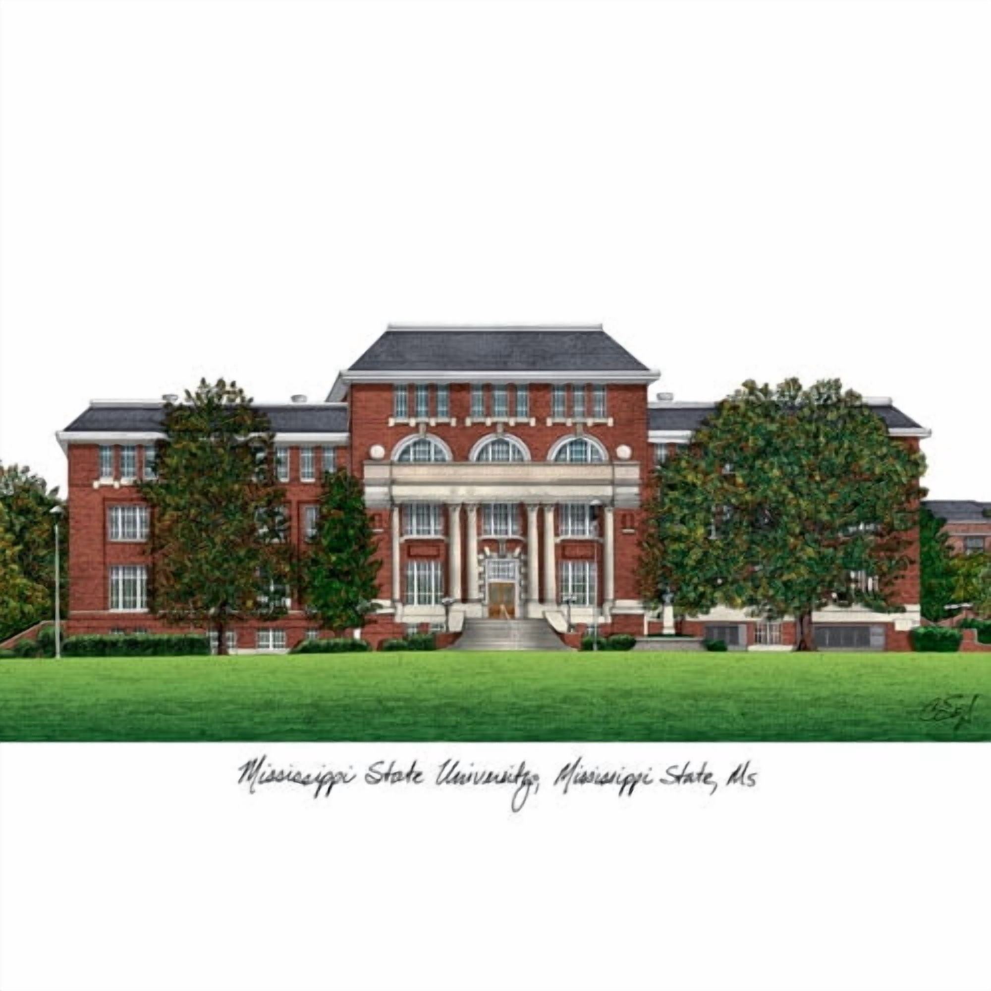 Campus Images NCAA Campus Images Lithograph Photographic Print