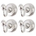 thumbnail image 7 of Unique Bargains 4pcs Zinc Alloy Window Curtain Tieback Clothes Hook Drapery Wall Holdbacks Hooks Silver Tone, 7 of 7