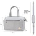 thumbnail image 3 of Sunyuer Diaper Bag Tote, Quilted Mommy Bag Function Large Capacity Maternity Bag with Shoulder Strap Wet Pocket, 3 of 7