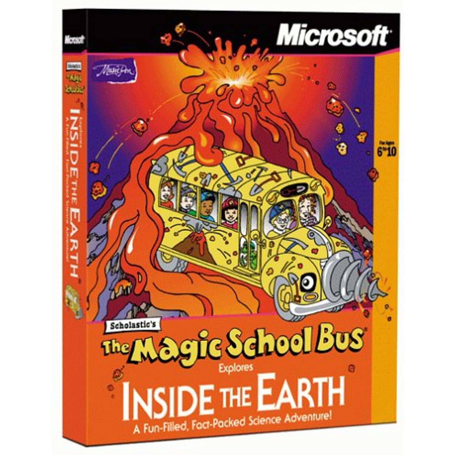 Download Scholastic's The Magic School Bus Explores Inside the Earth  (Windows 3.x) - My Abandonware