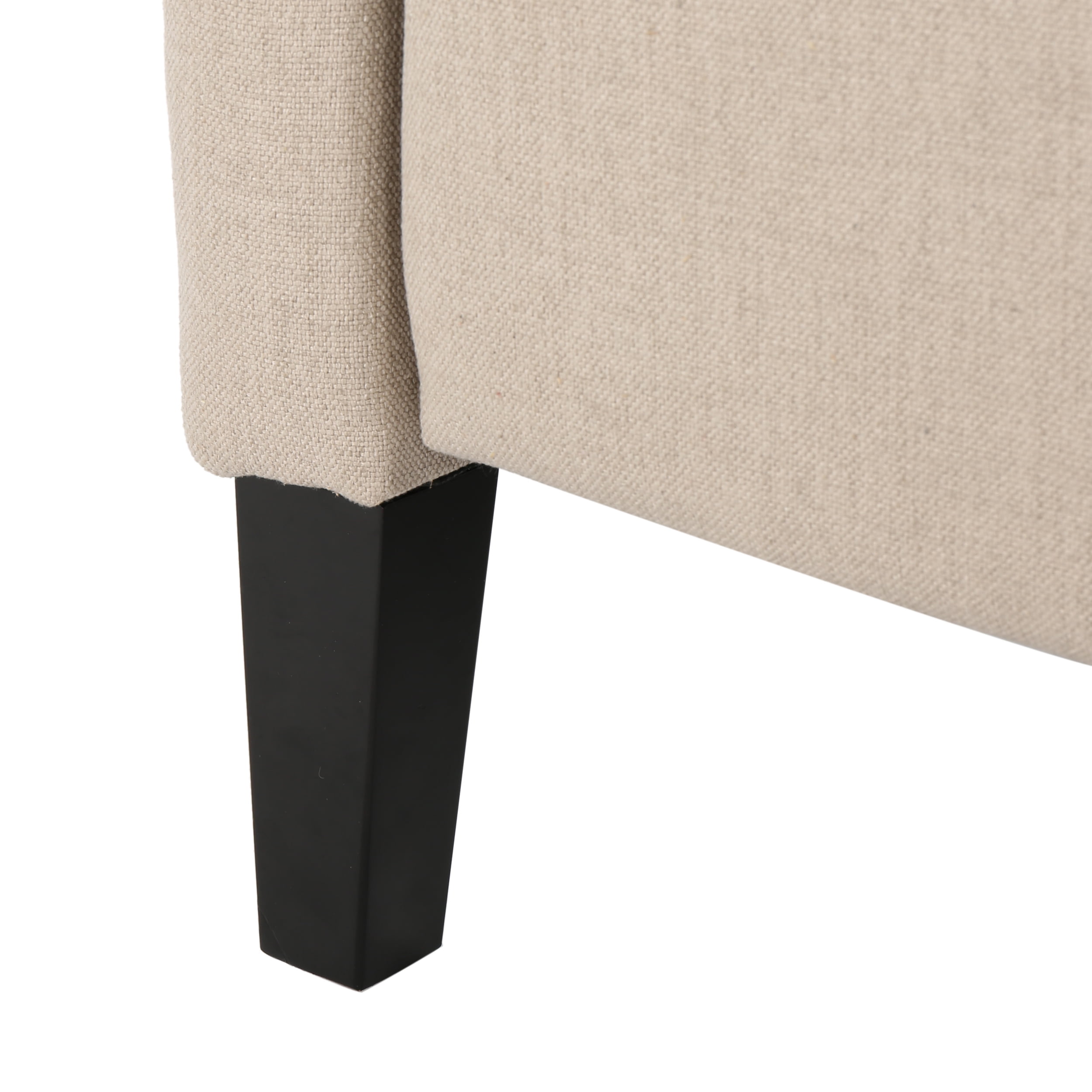 Noble House Wescott Fabric Wing Back Recliner, Set of 2, Beige