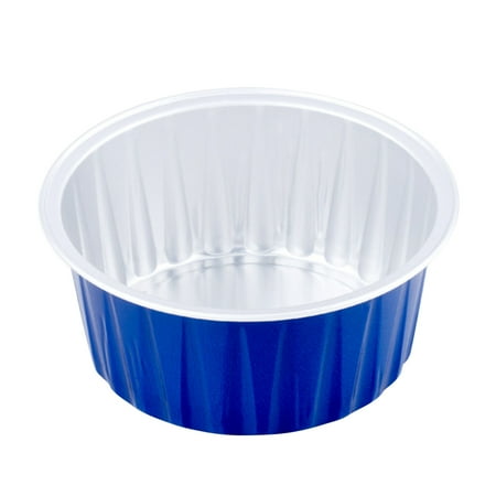 

Foil Cupcake Cups Round Cupcake Cups With Lid Mini Cupcake Cups Kitchen Baking Cups 100 PC Kitchen Supplies Lids Blue