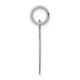 thumbnail image 2 of 14k White Gold Plain .027 Gauge Circular Engravable Disc Charm QXWM605/27, 2 of 2