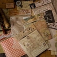 thumbnail image 3 of Yoofun 30 sheets Vintage Material Paper for Scrapbooking Journal Diary Collage Junk Background Decoration Retro Stationery, 3 of 6