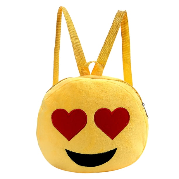 Moda cara expresión juguete de peluche niños mochila mochila (NO.4)-110418.04 JShteea Para Estrenar