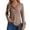 Khaki #062, variant on Women's Cowl Neck Ribbed Knit Tunic Long Sleeve Relaxed Fit Pullover Tops