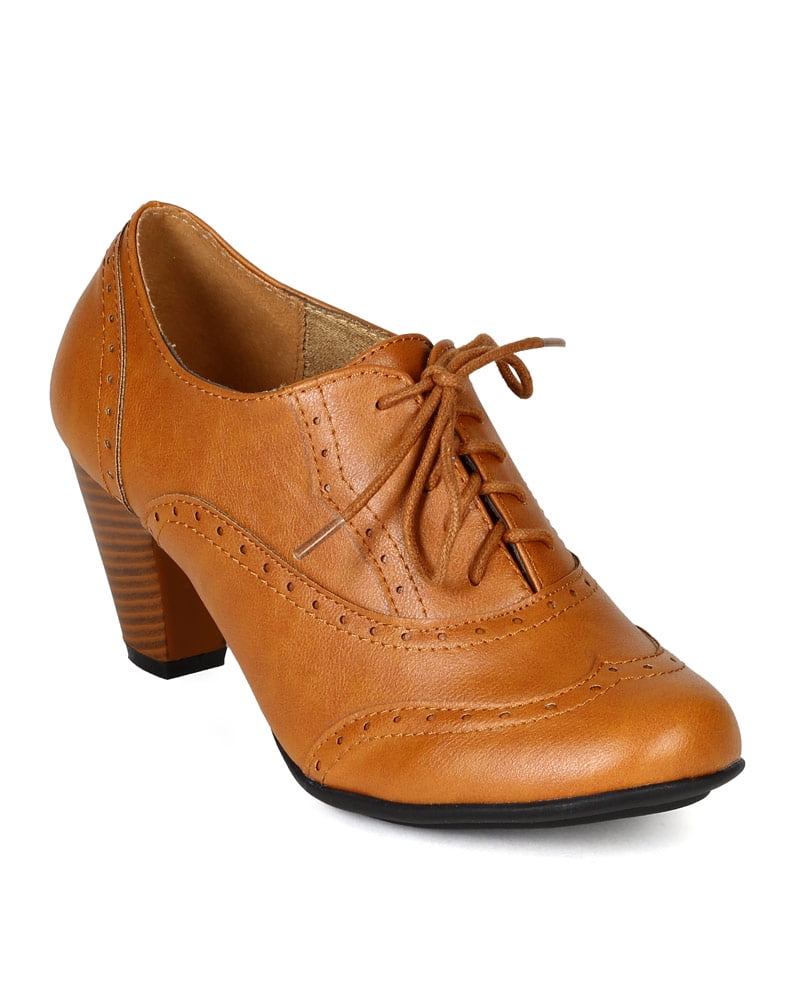 Women Refresh Amany Leatherette Lace Up 