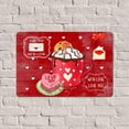 thumbnail image 5 of Letreros metálicos vintage de chocolate caliente para San Valentín, letrero decorativo de hojalata, póster metálico de 8 x 12 pulgadas, 5 of 5
