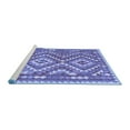 thumbnail image 2 of Ahgly Company Machine Washable Indoor Rectangle Southwestern Blue Country Area Rugs, 2' x 3', 2 of 4