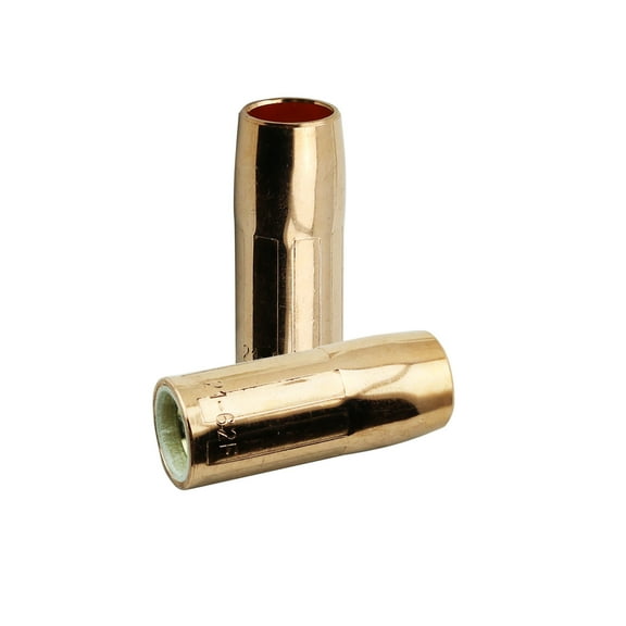 WeldingCity 2-pk Gas Nozzle 21-62 5/8" for Lincoln 100L and Tweco Mini/#1 MIG Welding Guns (Pack of 2 Nozzles)
