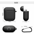 thumbnail image 3 of Compatible AirPods Case Cover Silicone Protective Skin for Apple Airpod Case 2&1 (2 Pack), 3 of 7