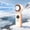 A, variant on Lunxisen 1 Pcs Handheld Fan USB Rechargeable Portable Ice Compress Cooling Fan Quiet For Sports Outdoor Office Daily Use