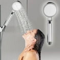thumbnail image 4 of Dual Filter Shower Head with Vitamin C Cartridge High Pressure Handheld Shower Head Remove Chlorine Fluoride Heavy Metals Soften Hard Water for Dry Skin and Hair Care Bathroom Accessories, 4 of 4
