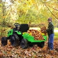 thumbnail image 2 of Yesfashion Ride on Tractor with Trailer, 12V Kids Electric Vehicle 80W Dual Motors with Detachable Trailer, Remote Control, LED Light, Music, USB & Bluetooth, Best Gifts, 2 of 5
